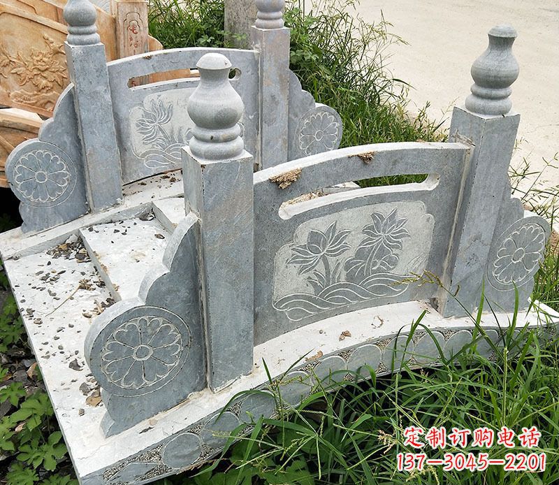 湖北园林仿古石栏板景观石雕_1 (2)