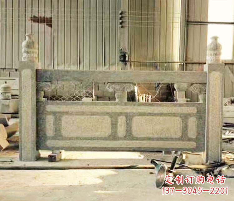湖北园林仿古石栏板景观石雕