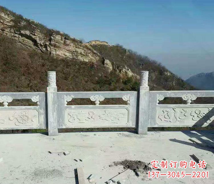 湖北园林仿古石栏板景观石雕_2 (3)