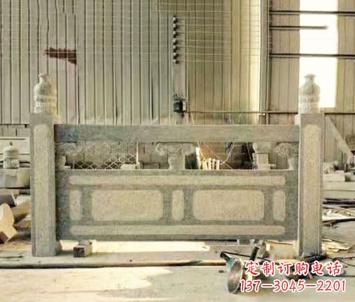 湖北园林仿古石栏板景观石雕_2 (2)