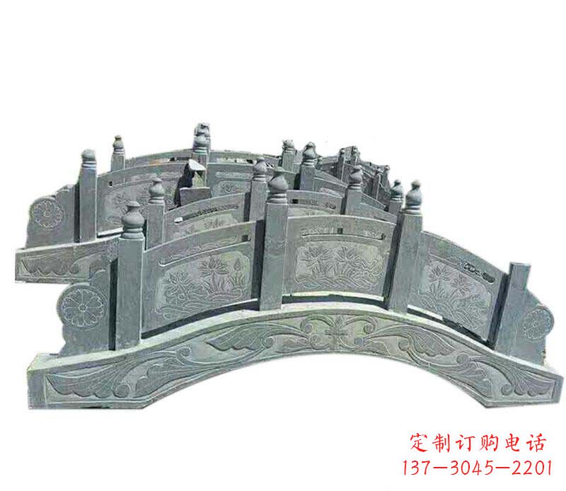 湖北园林仿古石栏板景观石雕_2