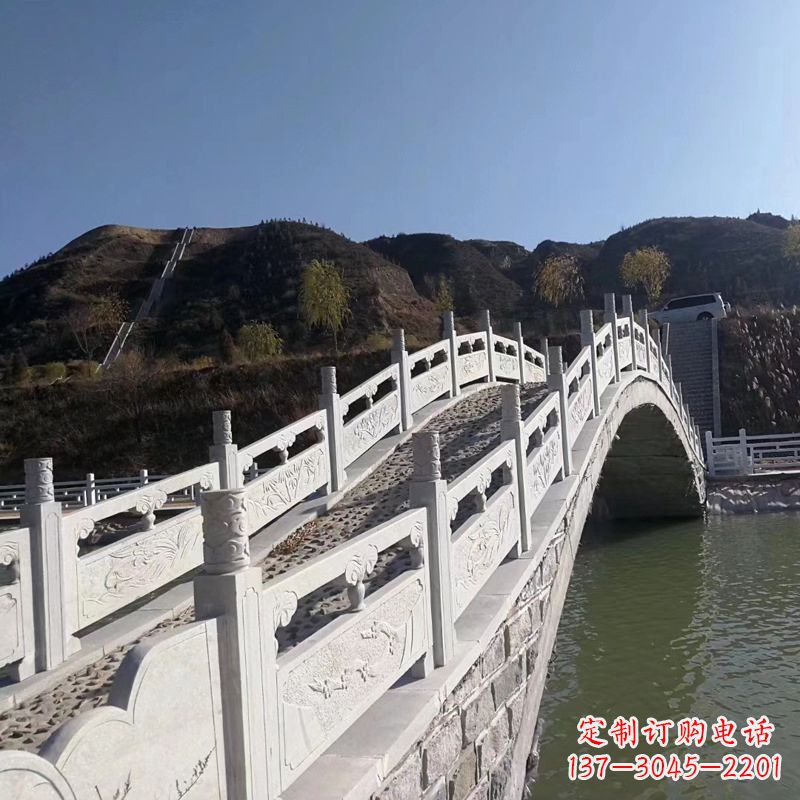 湖北园林景点石雕桥栏板
