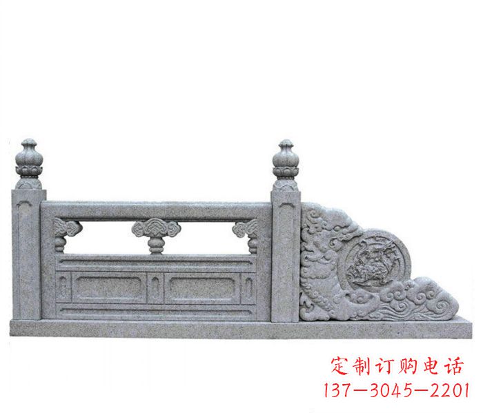 湖北园林景观大理石栏板雕塑 (2)