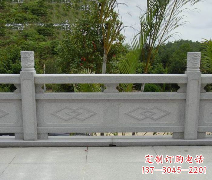湖北园林景观大理石栏板雕塑 (3)