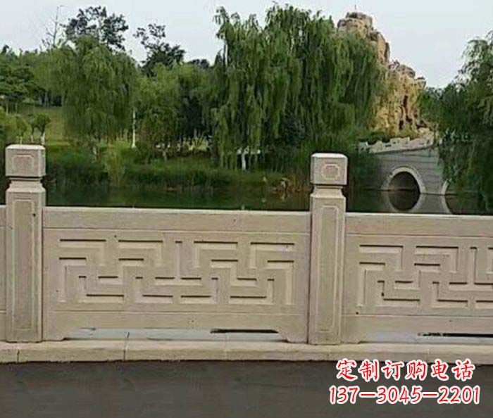 湖北园林景观大理石栏板石雕 (4)