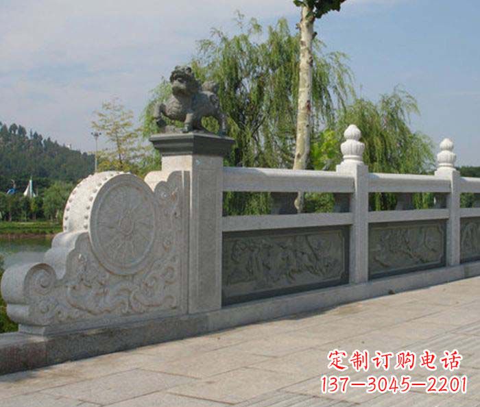 湖北园林景观大理石栏板雕塑