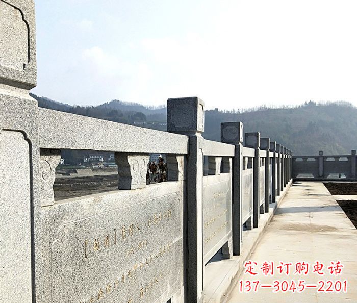 湖北园林景观大理石栏板石雕 (14)