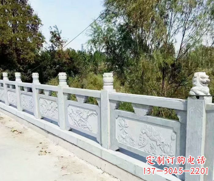 湖北园林景观大理石栏板石雕_1