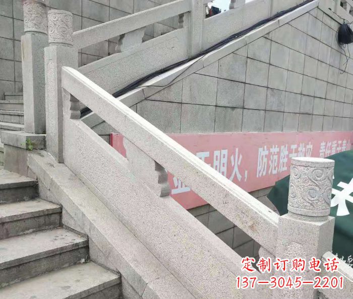 湖北园林景观大理石桥栏板石雕_1 (2)