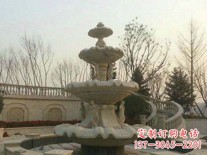 湖北园林景观大型喷泉石雕 (2)