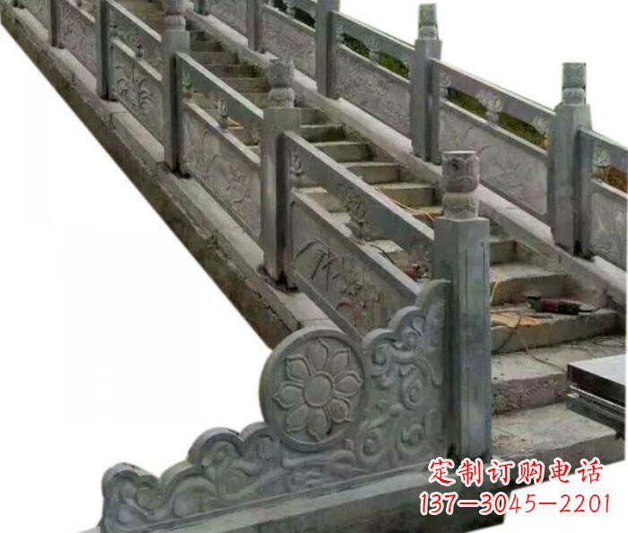湖北园林景观仿古石雕栏板 (4)
