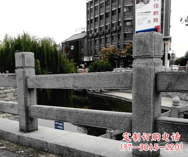 湖北园林景观仿古石雕栏板 (9)