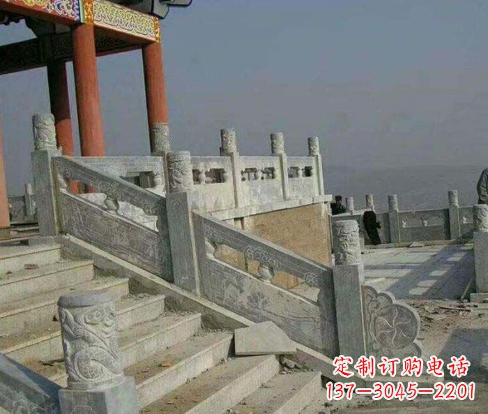 湖北园林景观仿古石雕栏板