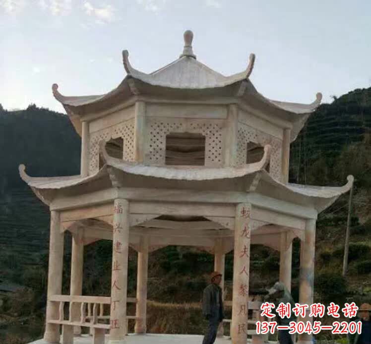 湖北园林石雕凉亭