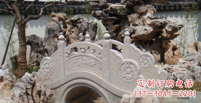 湖北园林小型石拱桥