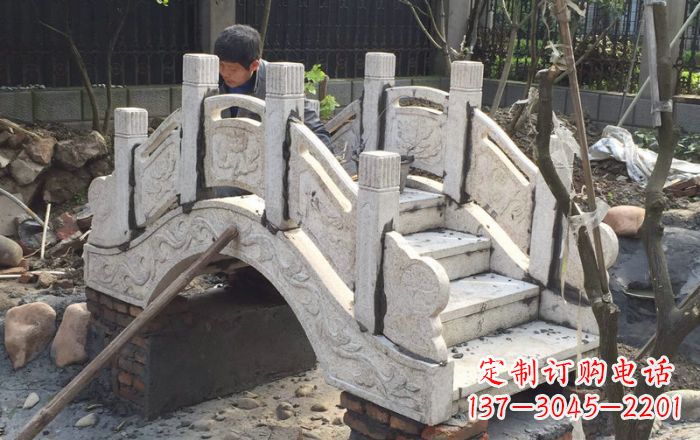 湖北园林小型石拱桥 (2)