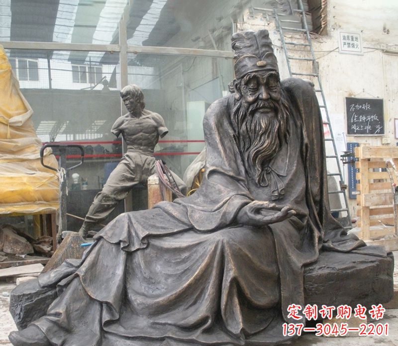 湖北张仲景铜雕