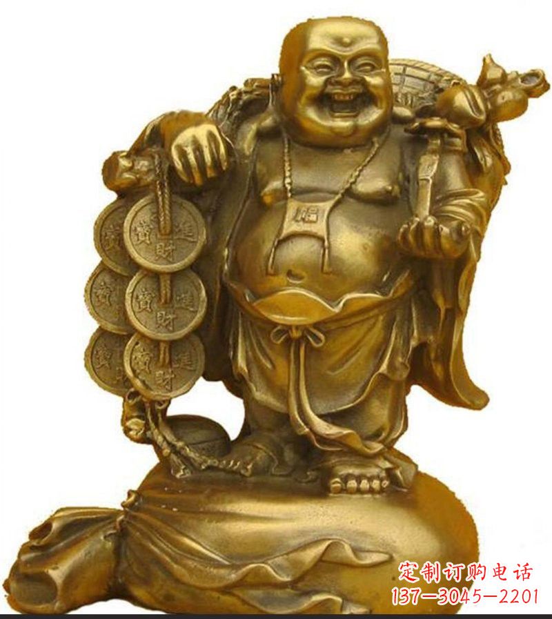 湖北招财弥勒佛铜雕