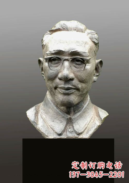 湖北中国当代音乐家马可头像雕塑