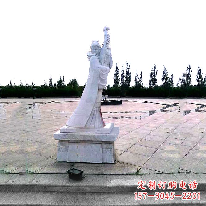 湖北中国古代四大美女之王昭君广场石雕塑