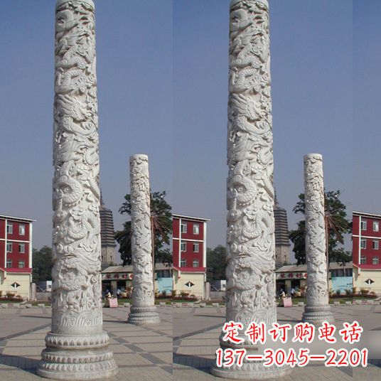 湖北中国龙柱雕塑