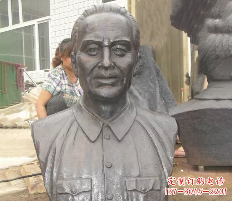 湖北中国名人人物胸像铜雕