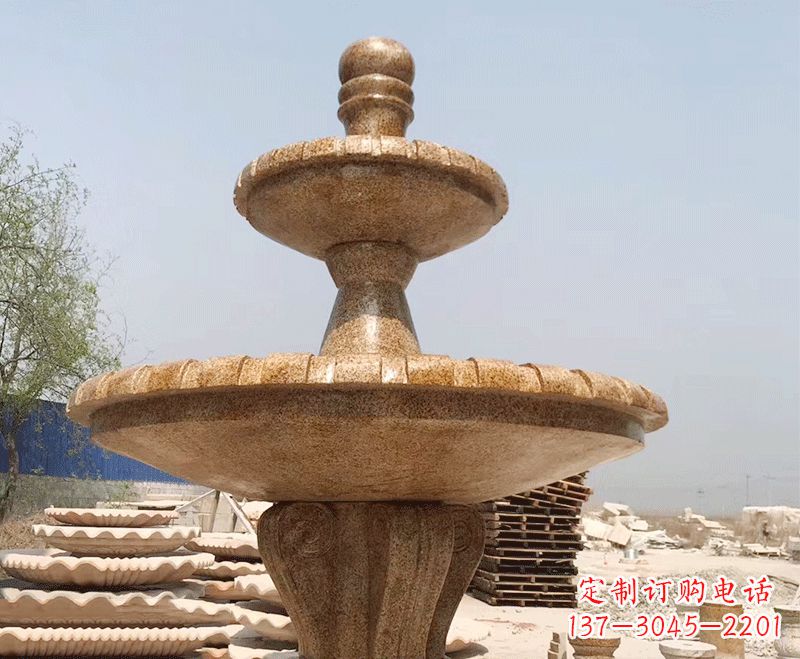 湖北中式石雕喷泉