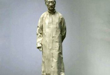 湖北徐悲鸿雕塑像石雕历史名人雕像