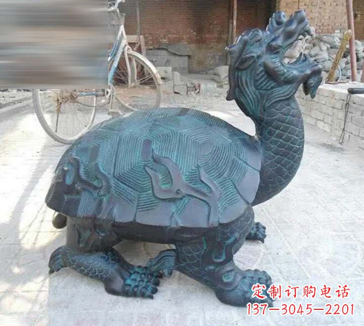 湖北铸铜龙龟雕塑222
