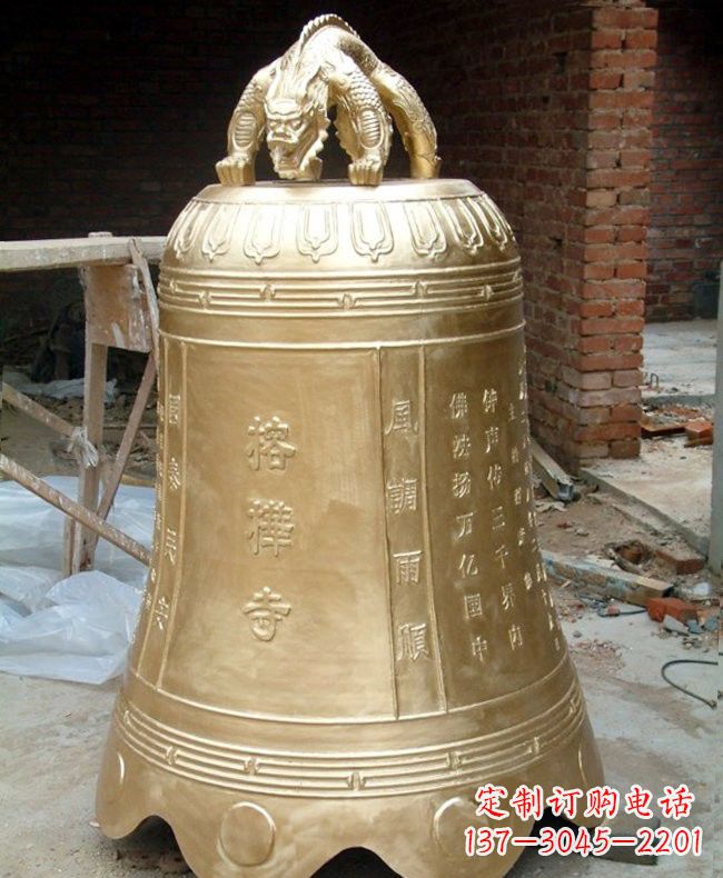 湖北宗教庙宇铜钟