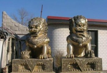 湖北铸铜狮子雕塑