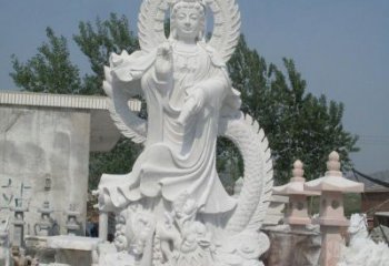 湖北宗教庙宇乘龙观音石雕