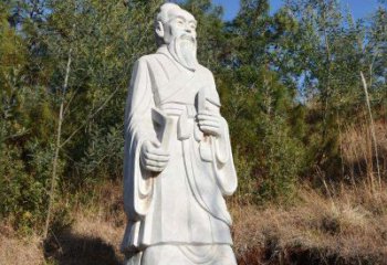 湖北祖冲之汉白玉石雕像-公园景区中国古代名人雕塑